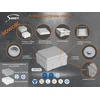 Simet N/T JUNCTION BOX NPP100 Baltas
