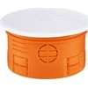 Simet 33073008 Įleidžiamoji dėžutė 80 mm su oranžiniu dangteliu Z80KF 33073008 /30 vnt./