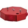 Simet PIP-3AN B6x2x4 aštuonkampė priešgaisrinė dėžutė, E90, su 0,75 A saugikliu, matmenys 124x28x137 mm, raudona 84623606