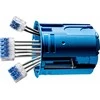 Simet Greita jungtis su svirtimi SCL2 B10 - 2 takeliai 4mm 32A/450V - Perfect Quick connector - 10 vnt.