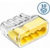 Simet SCP4 B10 plug-in greitoji jungtis - 4 takeliai 4mm 32A/450V - Perfect Quick connector - 10 vnt.