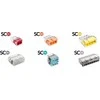 Simet SCP4 B10 plug-in greitoji jungtis - 4 takeliai 4mm 32A/450V - Perfect Quick connector - 10 vnt.