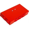 Simet Ugnies dėžutė PIP- 2AN R2x3x4 stačiakampio formos, E90, šakos, matmenys 88x30x166mm, raudona 84622646