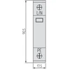 Simet Viršįtampis ribotuvas D 1P 10kA SM10D / 1P SMTEC 85301000