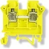Simet 11521314 2 laidų bėgio jungtis 10 mm2 geltona NAUJA ZSG 1-10.0Nz 11521314