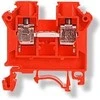 Simet 11521311 2 laidų šynų gnybtų blokas 10 mm2 raudonas NAUJAS ZSG1-10.0Nc 11521311