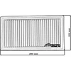 SIMOTA įdėklas SIMOTA OAR001 295X162mm