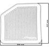 Simota įdėklas SIMOTA OT016 240X237mm