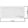 Simota SIMET OV010 274X134mm įdėklas
