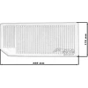 Simota SYMOTA OV017 400x175mm įdėklas