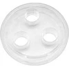 Singularity Computers Protium Triple Port Cap, Cover for Reservoir – Acrylic, transparent
