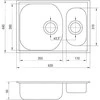 Virtuvinė plautuvė Deante Xylo ZEX 3503, decor