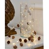 Dekoracja świąteczna Sirius Sirius Molly Cone, 20LED, Gold+25cm