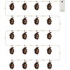 Dekoracja świąteczna Sirius Sirius Molly Cone, 20LED, Gold+25cm