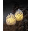 Sirius Clara Cone 2 pcs Set, H10cm, baltas