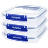 Sistema Sistema - Square Klip it Plus 3 pack 520ml