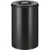 Šiukšliadėžė Aptel Fire-retardant waste bin V-Part juodas powder-coated steel 110 l fireproof