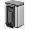 Brabantia Bo Waste Bin, 4L - Matt Steel Fingerprint Proof