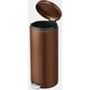 Brabantia Šiukšliadėžė su pedalu NewIcon, 30 litrų, šiltos bronzos spalvos