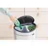 Brabantia Waste Bin Touch Bin Nauja, perdirbama, 23+10 L plieno matinis
