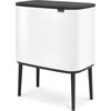 Šiukšlių dėžė Brabantia Bo Touch, 3 x 11 l, Balta