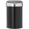 Brabantia Šiukšlių dėžė 3L Touch Bin®, matinė juoda