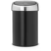 Brabantia Šiukšlių dėžė 3L Touch Bin®, matinė juoda
