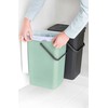 Šiukšliadėžė Brabantia Krepšys szafkowy Sort&Go 2x16l Jade Žalias/ Pilkas 214462