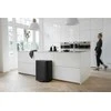 Šiukšlių dėžė Brabantia Bo su pedalu, 2 x 30 l, Juoda