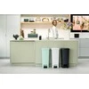 Brabantia 800023, 40 L, Kampinis, Pilkas, Pedalinis, 280 mm, 352 mm