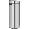 Šiukšliadėžė Brabantia na przycisk 30L sidabrinė (115349)