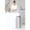 Šiukšliadėžė Brabantia na przycisk 30L sidabrinė (115349)