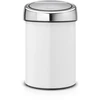 Brabantia Šiukšlių dėžė 3L Touch Bin®, balta