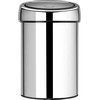Brabantia lietimui jautrus šiukšliadėžė, 3 litrai, blizgantis plienas