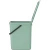 Brabantia Sort & Go Waste Bin Jade Žalias 25 L