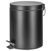 Šiukšliadėžė Donau Home Ze stopką , wolnoopadający, 30l, juoda (45913011-05)