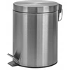 Šiukšliadėžė Donau Home Ze stopką , wolnoopadający, 20l, sidabrinė mat (45912011-19)