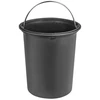 Šiukšliadėžė Donau Home Ze stopką , wolnoopadający, 20l, sidabrinė mat (45912011-19)