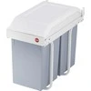 Hailo Spintelės šiukšliadėžė Multi-Box Duo, kreminė, 2x14l, L dydžio