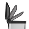 Šiukšliadėžė Hailo Öko* trio Plus L stainless steel