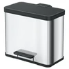 Šiukšliadėžė Hailo Öko* trio Plus L stainless steel