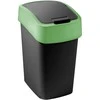 Keter CURVER ŠIUKŠLIADĖŽĖ „FLIP BIN” 9L /JUODA/ ŽALIA