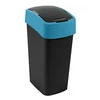 Keter CURVER ŠIUKŠLIADĖŽĖ „FLIP BIN” 45L /JUODA/ MĖLYNA
