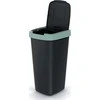 Prosperplast Šiukšliadėžė COMPACTA Q - smooth pilka 25l