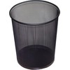 Q-Connect Metalinė šiukšlių dėžė 19l, juoda