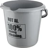 Keeeper Deco kibiras 10L Ilvie "Not Ai" Ø30x28cm pilka