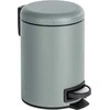 Bathroom Basket LEMAN Matinis pilkas, waste bin, 3 l, WENKO