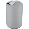Garbage basket BRASIL Pilkas, pilkas - 6,5 l, WENKO