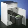 Šiukšliadėžė Wesco Šiukšliadėžė 24l Bio* Double Master -