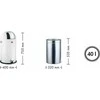 Šiukšliadėžė Wesco Šiukšliadėžė 40l KickBoy smėlio spalva WESCO